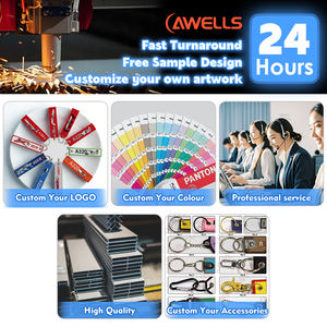 Porte-clés brodé personnalisé AWELLS, accessoire décoratif pour l'organisation des clés, cadeau pour les passionnés de <span class=keywords><strong>moto</strong></span> et de camping - Product Image 6