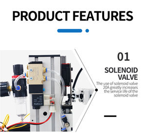 Ohr schlaufe Automatische Ohr schlaufe Kleine automatische Punkts chweiß maschine Kunststoffs chweiß geräte - Product Image 6