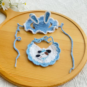 مجموعة عيد ميلاد ، وشاح وقبعة للكلاب والقط - Product Image 5