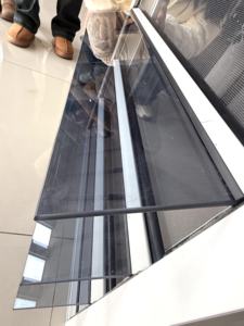 Volets de fenêtre en verre réglables d'alliage d'aluminium de conception moderne ouvrant le modèle vertical - Product Image 3