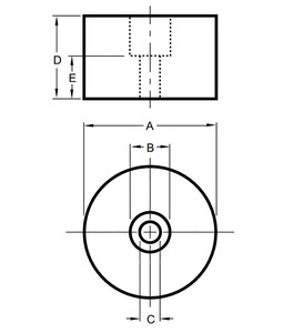 Cao Su Bumerp Dừng Pad Grommet Bumper Lõm Bumpers Stem Bumpers Chống Rung Gắn - Product Image 6