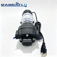 Pompe à diaphragme électrique CE certifiée Mambaflo FL 41 115V AC avec 3 ou 4 sorties, débit de 4,5 GPM et pression de 40 PSI pour camping-car, marine et