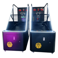 Jeu de tir au basket-ball commercial pliable, à monnayeur, pour salle de jeux d'amusement intérieure