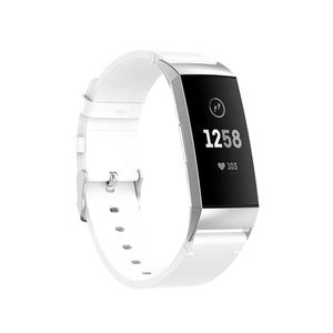 Pour <span class=keywords><strong>Fitbit</strong></span> <span class=keywords><strong>Charge</strong></span> 3/3e/<span class=keywords><strong>4</strong></span> Bracelet Smartwatch Bracelet en cuir résistant à l'eau avec tête en métal à usage général - Product Image 6