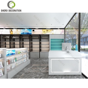 Diseño Interior Personalizado para Tiendas de Belleza, Mueble de Exhibición de Maquillaje de Madera Moderno, Mueble de Exhibición para Tiendas de Cosméticos y Productos para el Cuidado de la Piel - Product Image 2