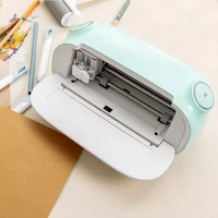 INTODIY Mini Máquina de Corte Electrónica DIY para Manualidades, Plotter de Corte de Pegatinas y Embalajes, para Cricut