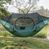 Hamac moustiquaire suspendu en nylon, design élégant, haute qualité, portable, abordable, pour camping, parc et jardin