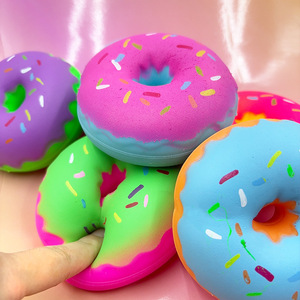 New Fluffy mềm Fidget giảm căng thẳng Đồ chơi bóp chống căng thẳng giải nén Squishy vòng Donut đồ chơi - Product Image 4