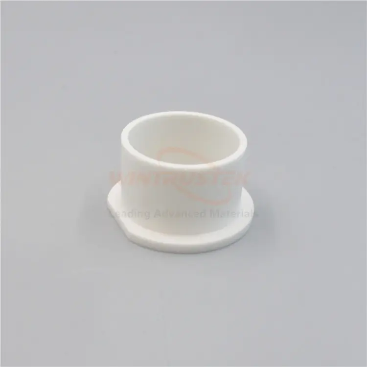 Manga de cerámica ZrO2 personalizada, anillo de cerámica de circonita mecanizado de alta precisión/tubo/piezas