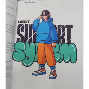 Papel y película de transferencia de tinta oscura y ligera para camisetas coloridas para colores oscuros y blancos - Product Image 1