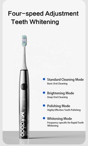 แปรงสีฟันไฟฟ้าโซนิค LULA Beauty รุ่นใหม่ OEM 38000 รอบต่อนาที 4 โหมด ขนแปรงนุ่ม กันน้ำ IPX7 สมาร์ทไร้สาย สำหรับผู้ใหญ่ ใช้ในครัวเรือน - Product Image 2