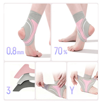 Attelle de cheville légère, confortable et respirante à compression élastique réglable pour l'entraînement sportif – Vente en gros