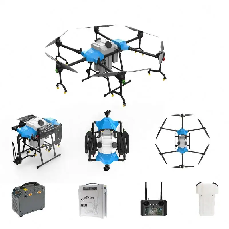 Rtk Precise Positioning 30L Large Payload 600Cycles Cell Dron Para Fumigar 30L Drones With Hd Camera And Gps For Fruits