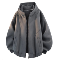 Veste à capuche personnalisée avec logo pour homme, veste à capuche épaisse et polyvalente, veste décontractée à capuche pour homme, veste américaine pour homme