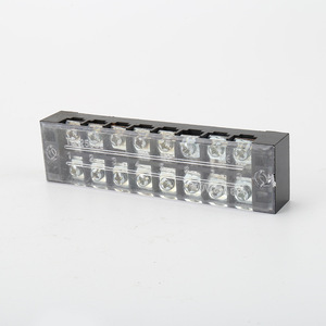 Bloc de bornes Guan Yang 25A 8P 300V à visser en matériau PBT - Product Image 3