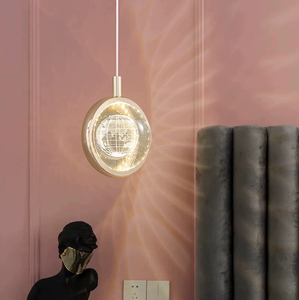 Nouvelle lampe suspendue <span class=keywords><strong>de</strong></span> style globe pour chambre à coucher, lampe suspendue <span class=keywords><strong>de</strong></span> petite taille, luminaire <span class=keywords><strong>de</strong></span> plafond pour salle à manger - Product Image 4