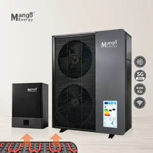 Air source heat pump full dc r32 Split heat pump air to water for house heating cooling cooling and hot water