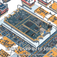 맞춤형 리눅스 2채널 70MHz~6GHz USB 3.0 SDR 개발 보드 키트 (ETTUS USRP B210 호환)