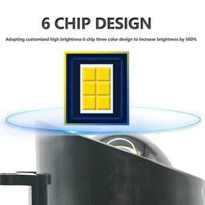 Cụm đèn sương mù ô tô IDISON W12 DRL 2019-2020, đèn sương mù LED phía trước tích hợp laser <span class=keywords><strong>HID</strong></span> cho xe TOYOTA, tình trạng mới - Product Image 4