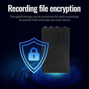 เครื่องบันทึกเสียงดิจิตอลคุณภาพสูง HD ลดเสียงรบกวน บันทึกเสียงได้นาน เครื่องเล่น MP3 พร้อมพอร์ต USB สำหรับการบันทึกเสียงในงานสัมภาษณ์ทางธุรกิจ - Product Image 5