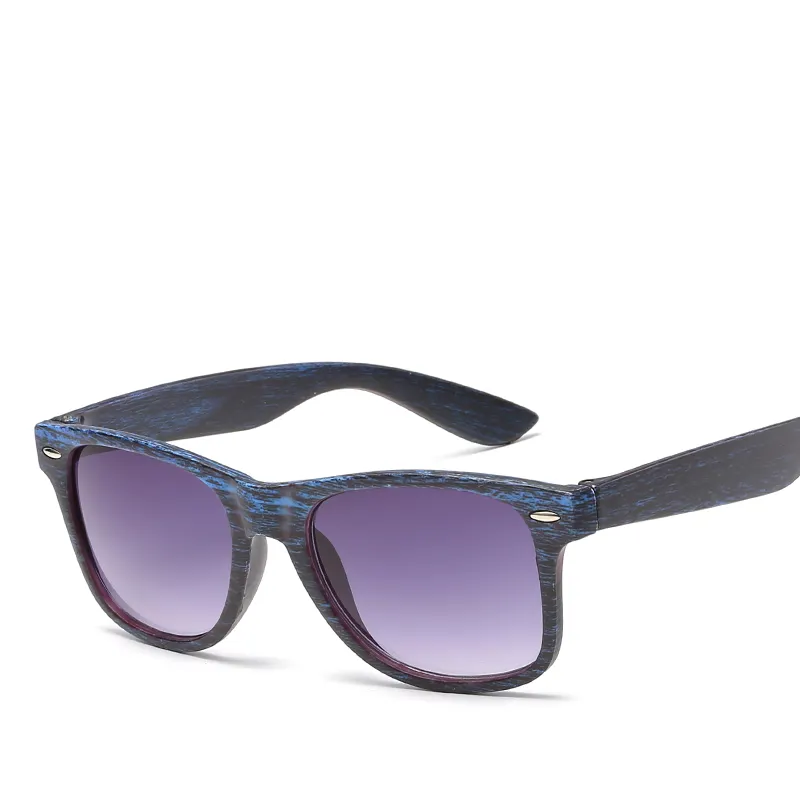 2022 Fashion High Quality Women Summer Eyes Sunglasses Style Vintage UV400 Luxury Brand Wood Grain Sunglasses Fashion Eyewear