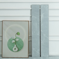Revêtement de sol en vinyle SPC à clipser, design marbre moderne, écologique, imperméable, ignifuge, pour usage intérieur (hôtels et supermarchés), large planche