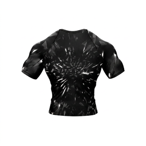 Camiseta Deportiva de Poliéster de Secado Rápido con Estampado por Sublimación para Hombre, Talla Adulto, Manga Corta, para Lucha, Kickboxing, Ji Rashguard - Product Image 6