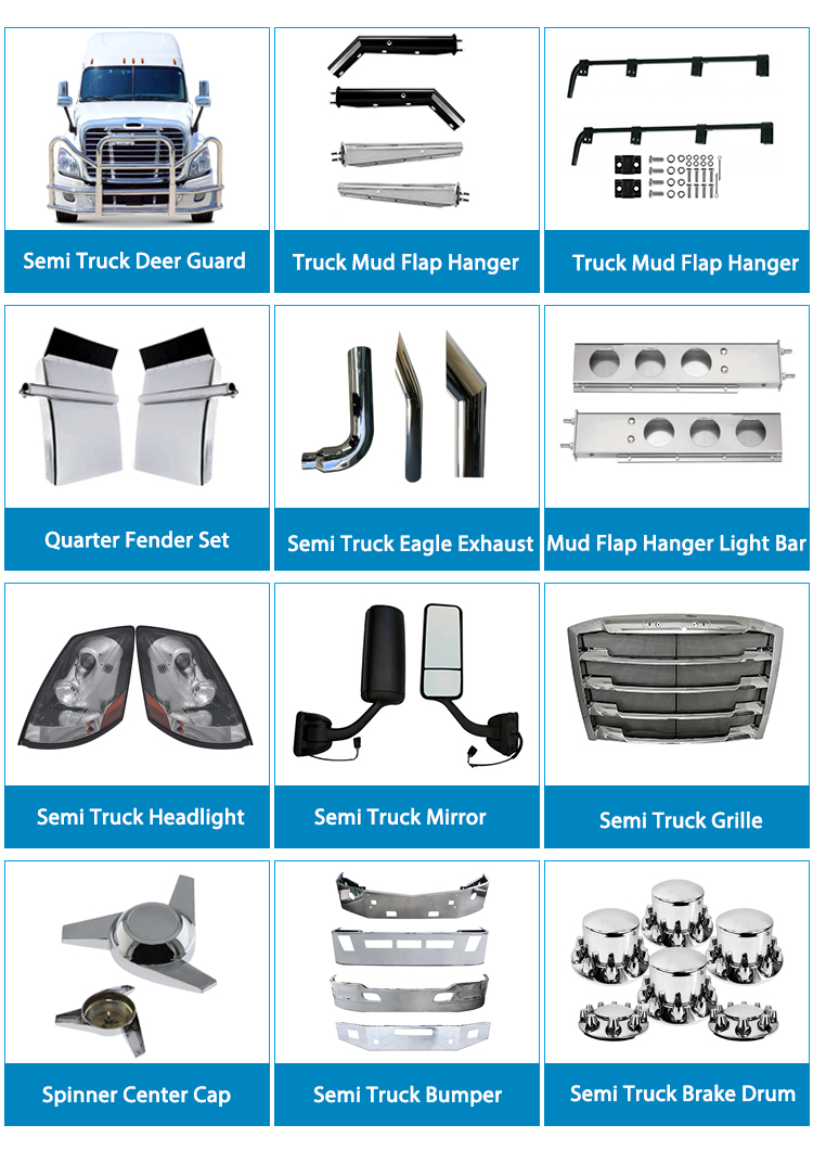 10 Hole Wheel Axle Covers JIUXI ABS Chrome Plastic Axle Cover Kit For Semi Trucks – Includes Nut Covers & Tool, Standard Size Semi Truck Mud Flaps