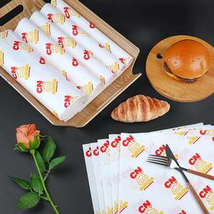 Papel de Envolver Alimentos Personalizado, Biodegradable, Recubierto de PE, con Logotipo Personalizado, de Grado Alimenticio, a Prueba de Grasa para Hamburguesas - Product Image 2