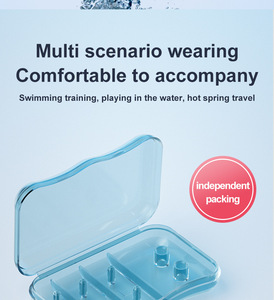Bouchon <span class=keywords><strong>d</strong></span>'oreille en silicone pour équipement de natation de sécurité avec caractéristiques <span class=keywords><strong>anti</strong></span>-<span class=keywords><strong>eau</strong></span> et <span class=keywords><strong>anti</strong></span>-bruit Protection auditive pour étudiants et enfants - Product Image 6