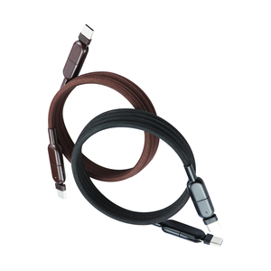 Câble USB tressé en nylon ultra-résistant avec tête rotative à 180 degrés, charge rapide, type C, pour <span class=keywords><strong>iPhone</strong></span> 15, Huawei, Samsung - Product Image 5