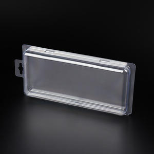 Plateau d'emballage blister en coquille de palourde transparente recyclable en PVC PET avec vernissage pour figurine d'<span class=keywords><strong>action</strong></span> cosmétique de pièce de monnaie - Product Image 3