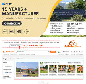 Rumah Hewan Peliharaan Kayu Solid Mewah dari Produsen, Kandang Anjing Ekstra Besar, Fitur Tahan Air, Furnitur Hewan Peliharaan, Vila Anjing - Product Image 6