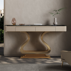 Table <span class=keywords><strong>console</strong></span> d'<span class=keywords><strong>entrée</strong></span> moderne et luxueuse, simple et créative, meuble de salon, meuble d'appoint pour hôtel, villa, avec tiroir - Product Image 2