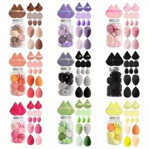 Venta al por Mayor de 14 Esponjas de Maquillaje Rosadas, Libres de Látex, Veganas, Suaves, con Logotipo Personalizado, para Difuminar Cosméticos, en Forma de Huevo, Lavables - Product Image 1