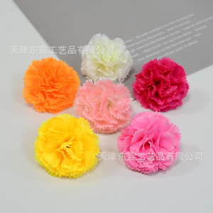 Flores Artificiales de Clavel Dongchen Crafts, 5 cm, Flor de Seda Amarilla, Decoración para Bodas, Decoración para el Hogar - Product Image 4