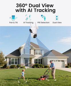 SolCam WS26 Dual Lens Solar <strong>Camera</strong> 2K <strong>Wireless</strong> Outdoor <strong>Security</strong> Auto Tracking AI Human Detection Color Night Vision - Product Image 3