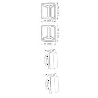 Feu arrière de remorque LED sans fil personnalisé, rechargeable, avec fonctions de freinage et de clignotement, DC3.7V SAE DOT IP67, étanche, pour camion
