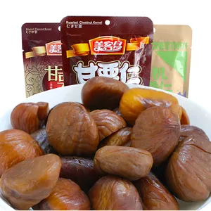 Snacks food kernel small packing roasted peeled chestnuts Chinese yanshan hebei product chestnut Organic Fresh chestnut