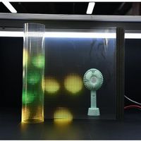Écran en film transparent LED, transparence flexible, cristal flexible, fenêtres autocollantes, affichage LED pour centre commercial, verre