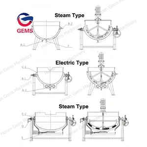 Chaudière à <span class=keywords><strong>lait</strong></span> de soja à double paroi de 100 litres, chauffage au gaz, bouilloire industrielle, machine de cuisson du <span class=keywords><strong>lait</strong></span> de soja pour la cuisson du <span class=keywords><strong>lait</strong></span> - Product Image 2