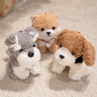 Boneka Anjing Mini Custom Super Lembut Isi Kapas PP Desain Bordir Lucu - Hadiah Promosi Mainan Boneka Custom