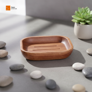 Jabonera <span class=keywords><strong>de</strong></span> Madera <span class=keywords><strong>de</strong></span> Acacia Natural, Fácil <span class=keywords><strong>de</strong></span> Limpiar, Duradera, Impermeable, Autodrenante, Moderna, para <span class=keywords><strong>Ducha</strong></span>, Baño, Cocina, Bañera - Product Image 1