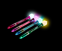 Stylo lumineux LED OEM, stylo UV à capuchon, stylo lumineux, stylo neutre LED suspendu