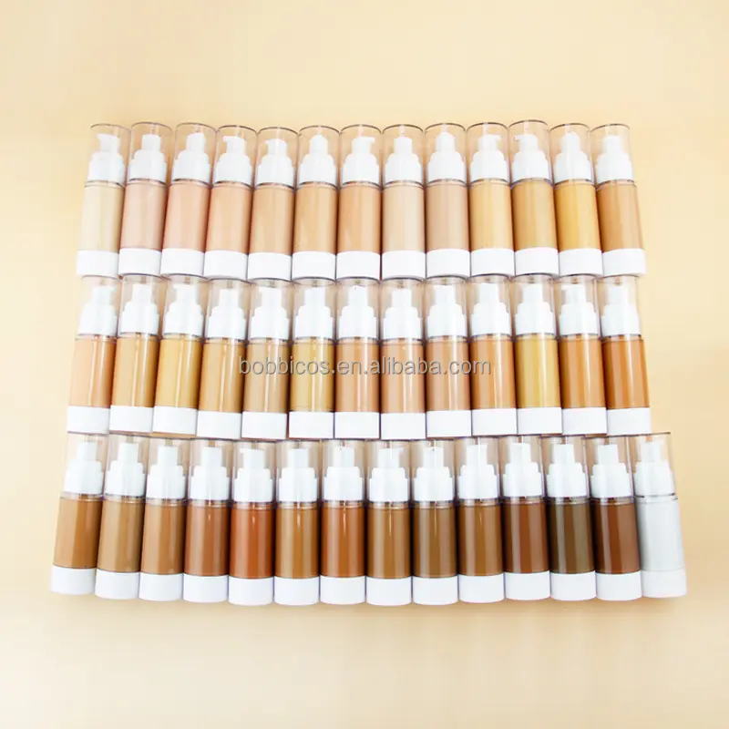 Benutzer definiertes Logo Wasserdichter flüssiger Concealer Leichte Haut Volle Abdeckung 24 Stunden Lasting Foundation Makeup Mattes Make-up fürs Leben