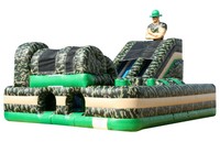 Fun Bounce OC014 - Pista de Obstáculos Inflable de PVC de Alta Resistencia para Niños - Juego de Desafío para Parques de Aventura y Parques Urbanos