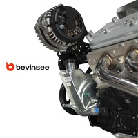 Support de montage serpentin BEVINSEE pour moteur LS, conversion d'alternateur et de pompe de direction assistée pour Chevrolet LS1 LS2 LS3 LS6 LS7 pour GM