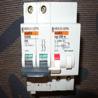 Plc Differential Circuit Breaker 2 Pole Protects 2a 30ma Curve D Type A. Si, for Warranty Product