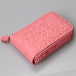 Vendita calda della fabbrica in pelle <span class=keywords><strong>porta</strong></span> <span class=keywords><strong>carte</strong></span> fisarmonica titolare della carta di credito personalizzato di alta qualità <span class=keywords><strong>donna</strong></span> portacarte portafoglio - Product Image 2