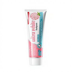 Pasta de dientes blanqueadora con sal rosa de alta calidad – Limpieza bucal, eliminación de manchas y cuidado gingival para dientes saludables y aliento fresco - Product Image 4